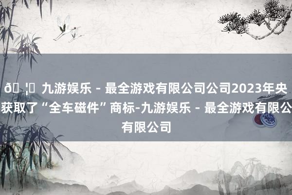 🦄九游娱乐 - 最全游戏有限公司公司2023年央求获取了“全车磁件”商标-九游娱乐 - 最全游戏有限公司